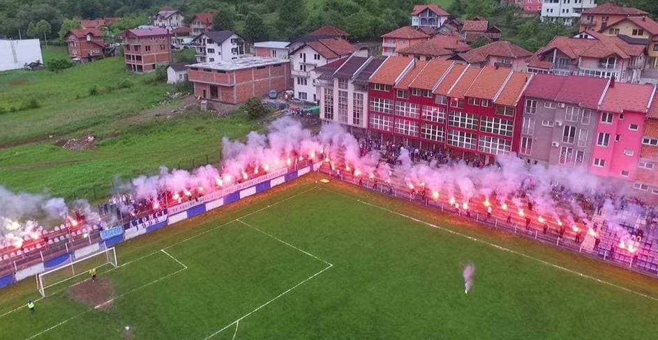 NK TOŠK - Bakljada pred utakmicu sa Žepčem, proslava ulaska u Prvu ligu Fedracije BiH