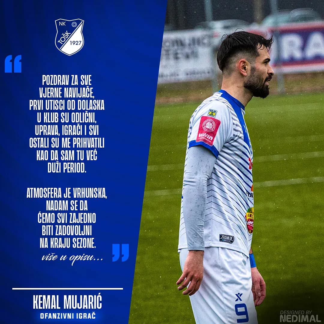 NK TOŠK - Izjava Kemala Mujarića