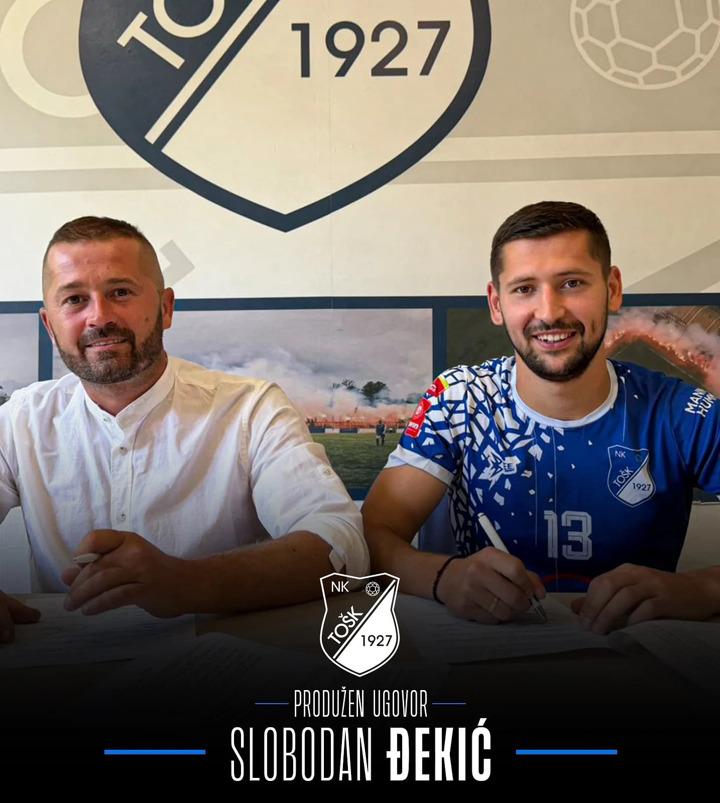 Slobodan Đekić produžio ugovor i ostaje u dresu TOŠK-a