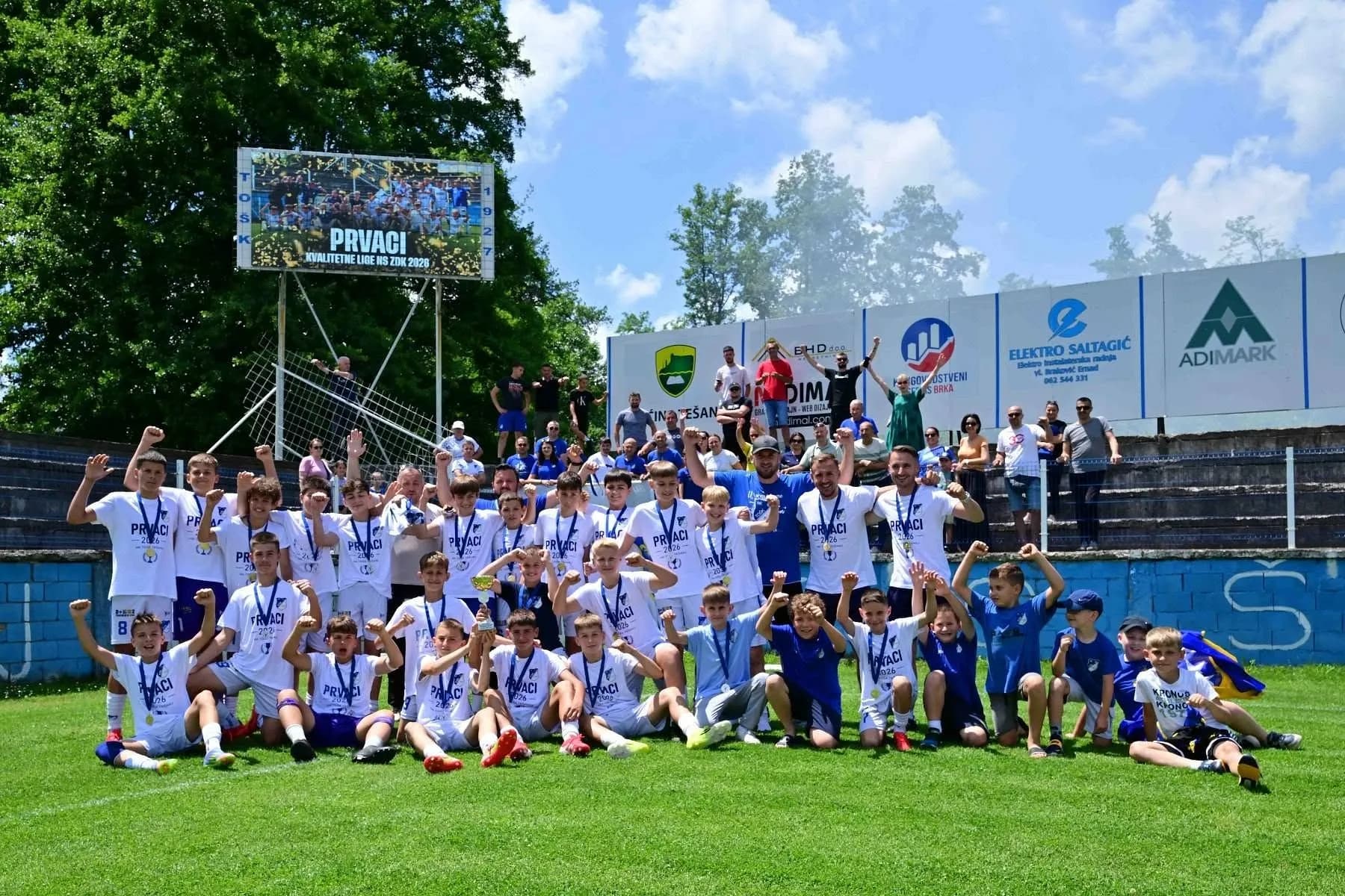 Predpioniri NK TOŠK prvaci ZE-DO kantona sa gol-razlikom 118:5