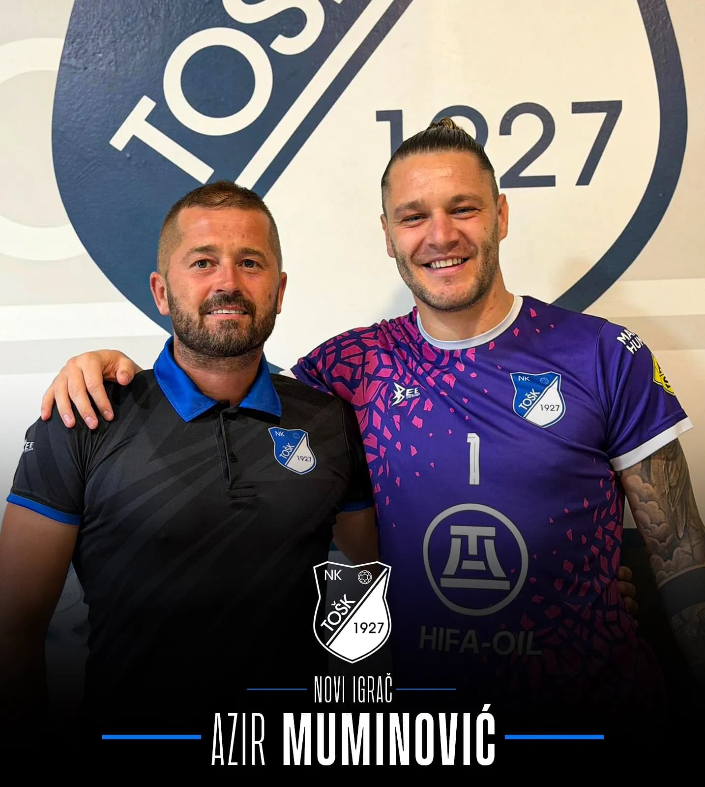Azir Muminović novi gloman TOŠK-a